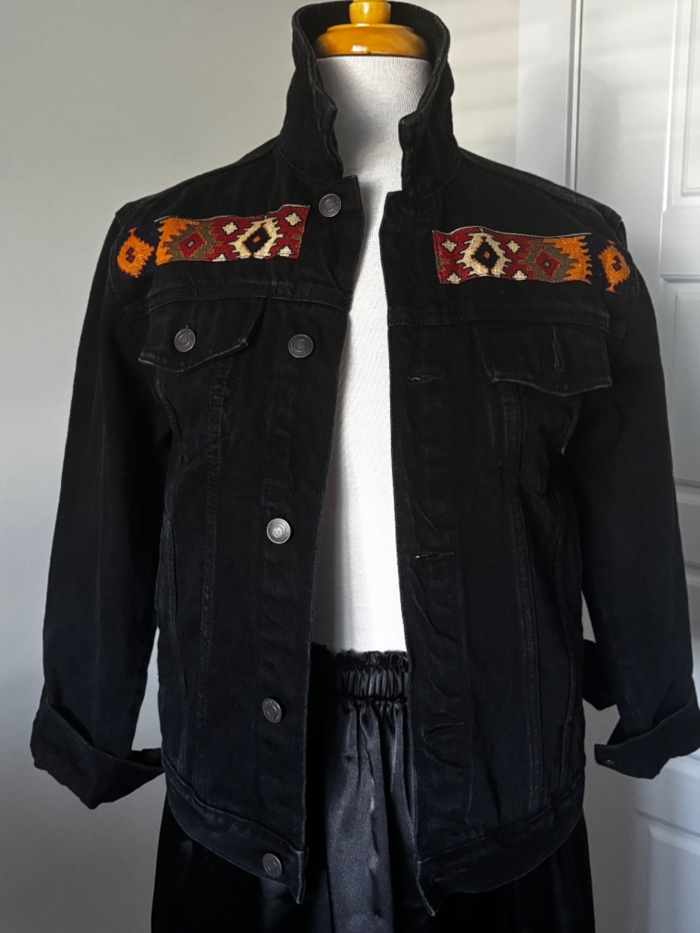 Denim Upcycled Jacket - Picture 4 of 4